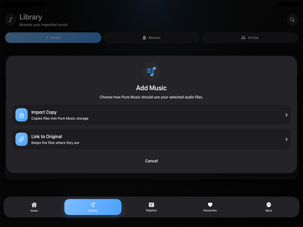 Pure Music iPad screenshot 3