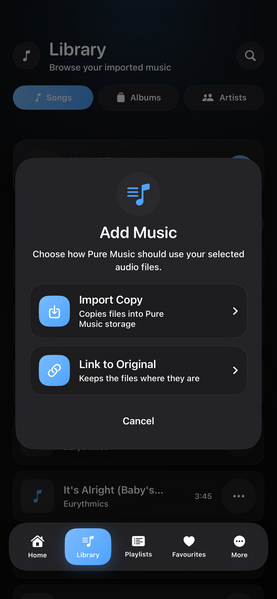 Pure Music iPhone screenshot 3